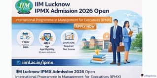 IIM Lucknow IPMX Admission 2026 Begins, Apply by Jan 27  @iim.ac.in, Get Direct Link Here